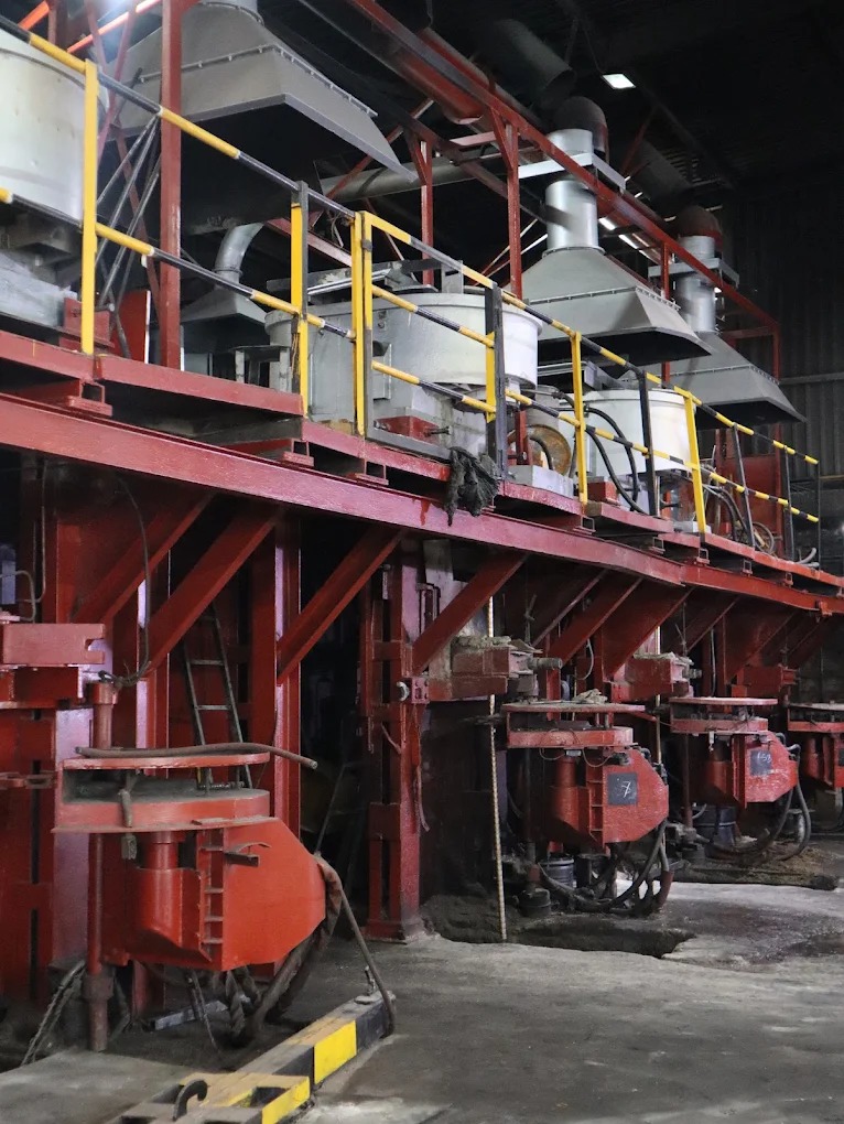The AGP casting plant in Boksburg